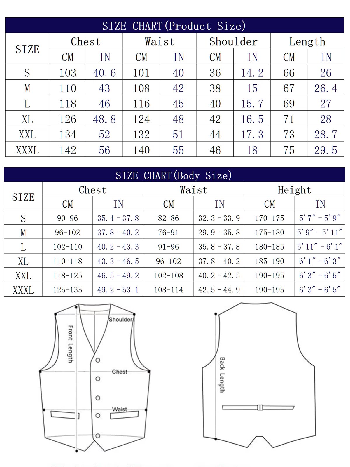 Men's Suede Leather Vest - 5 Button Western Slim Fit Waistcoat