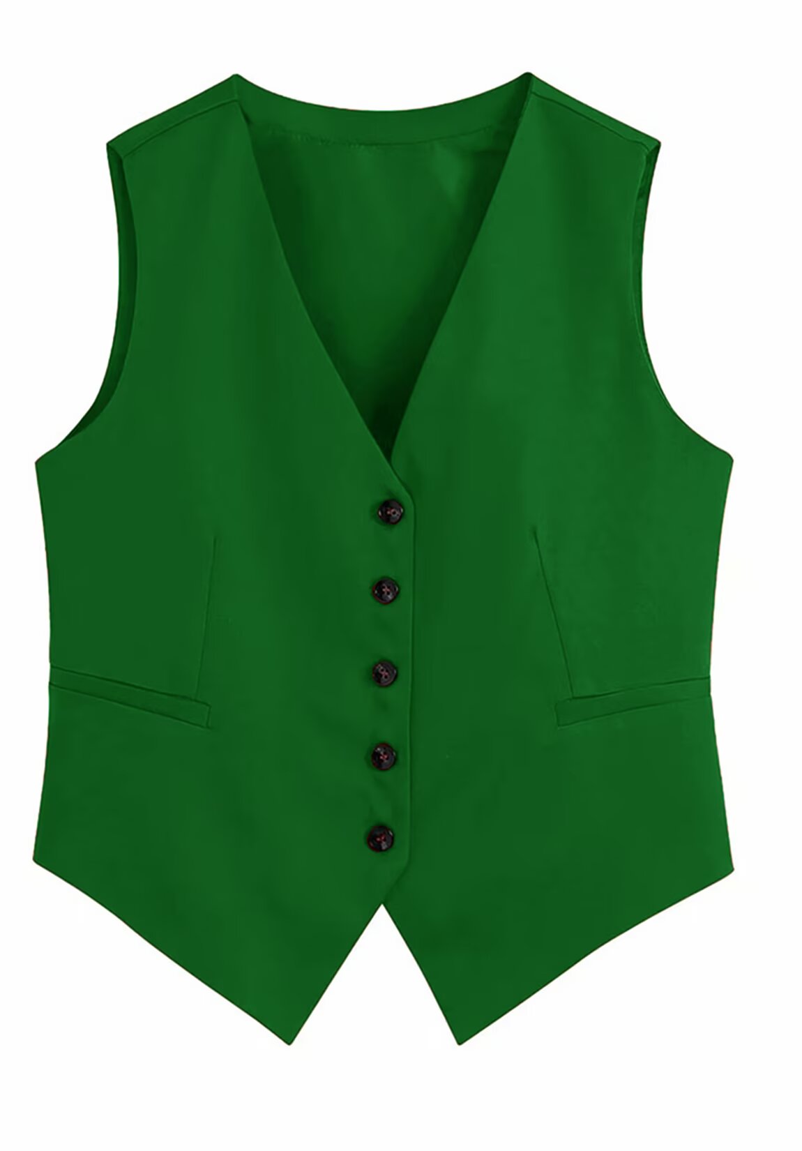 Women's green vest
