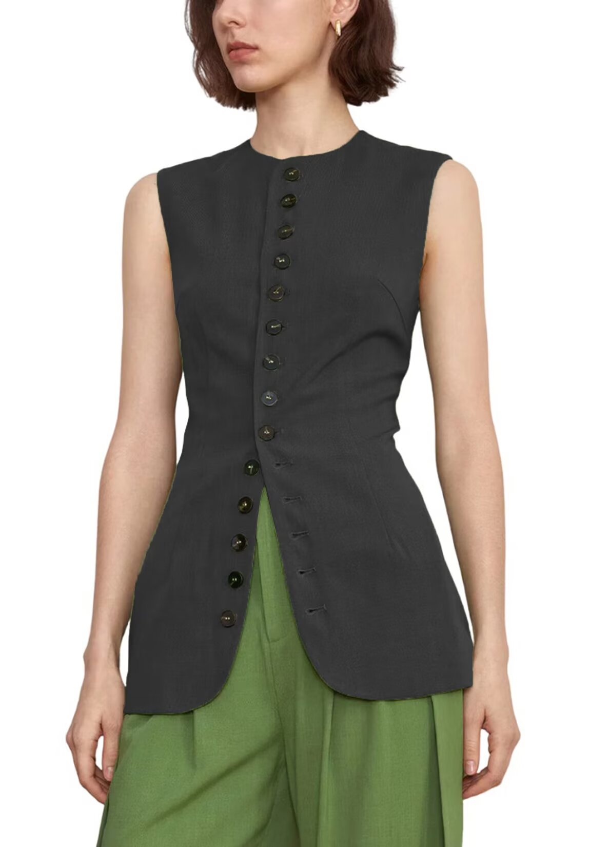 Women's black vest