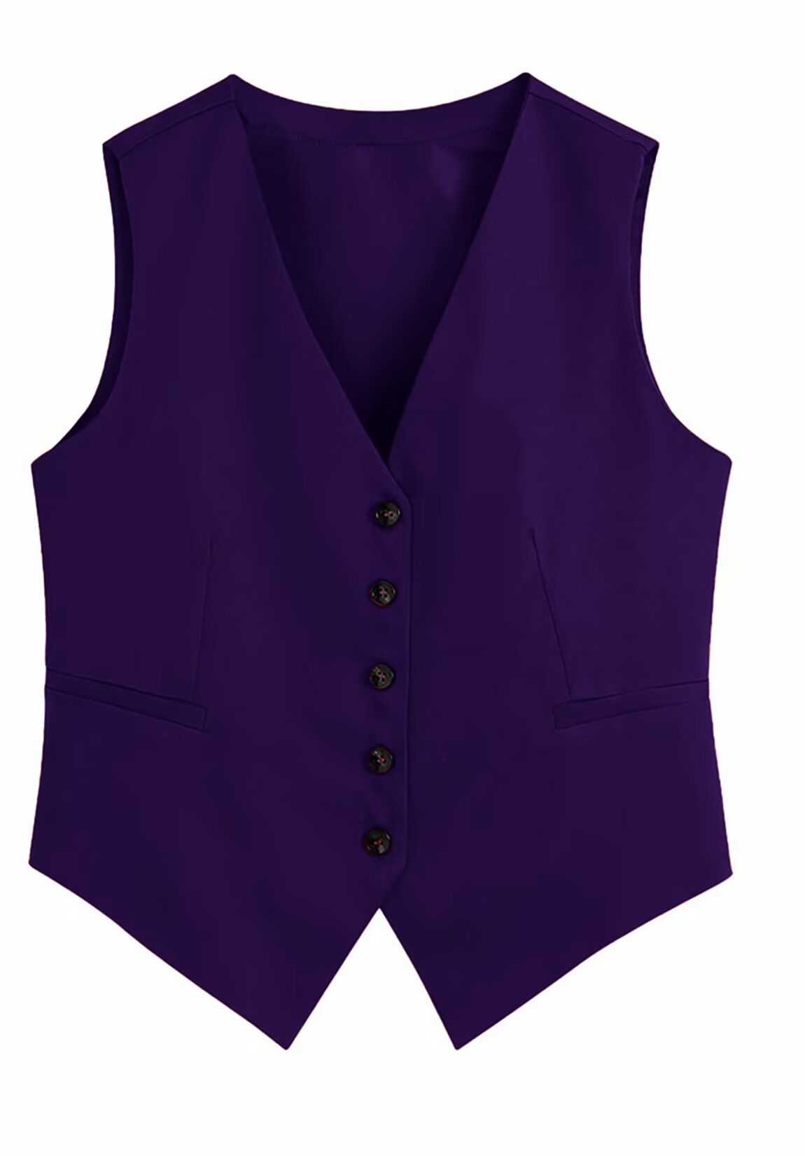 Women's purple vest