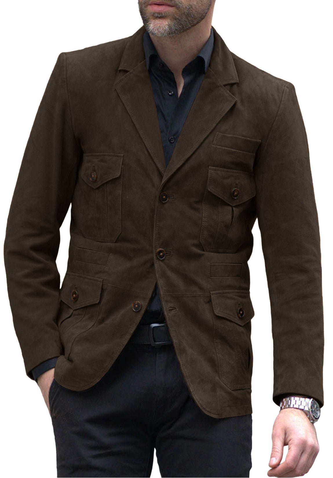 men suede jacket