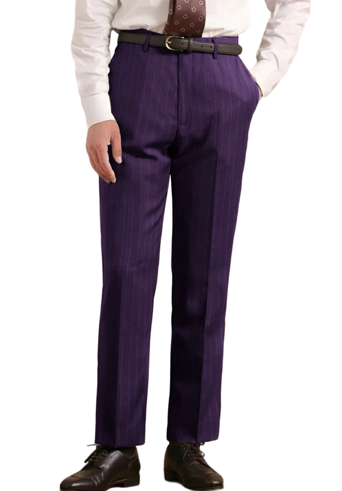 men Purple dress pants