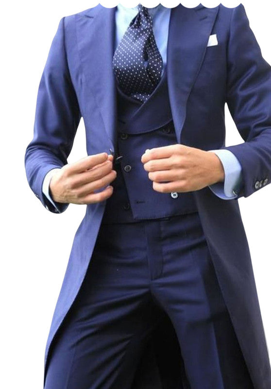 Men Suit Navy