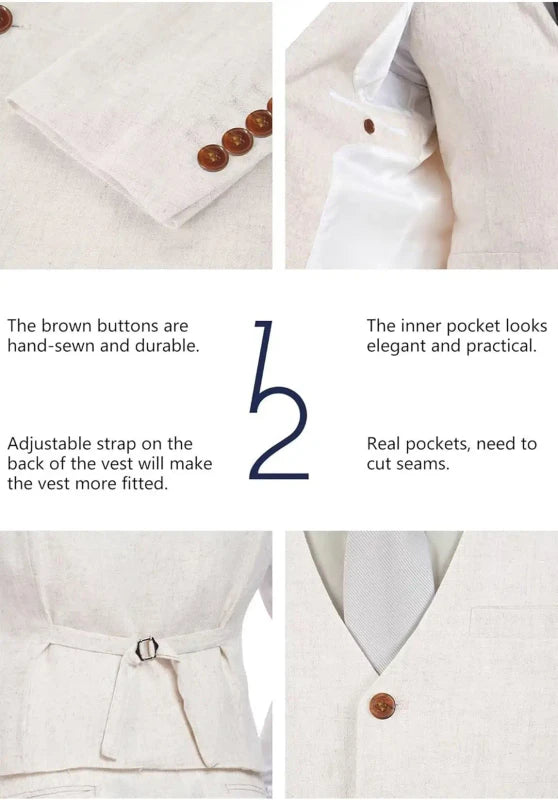 Men Linen Suit
