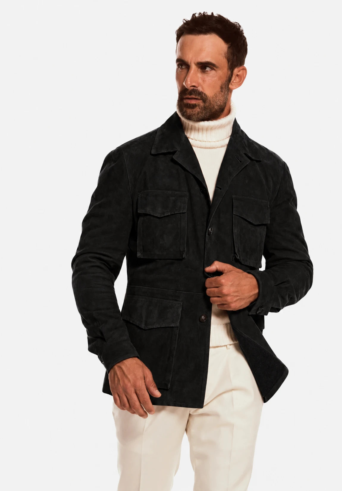 Men's suede jacket