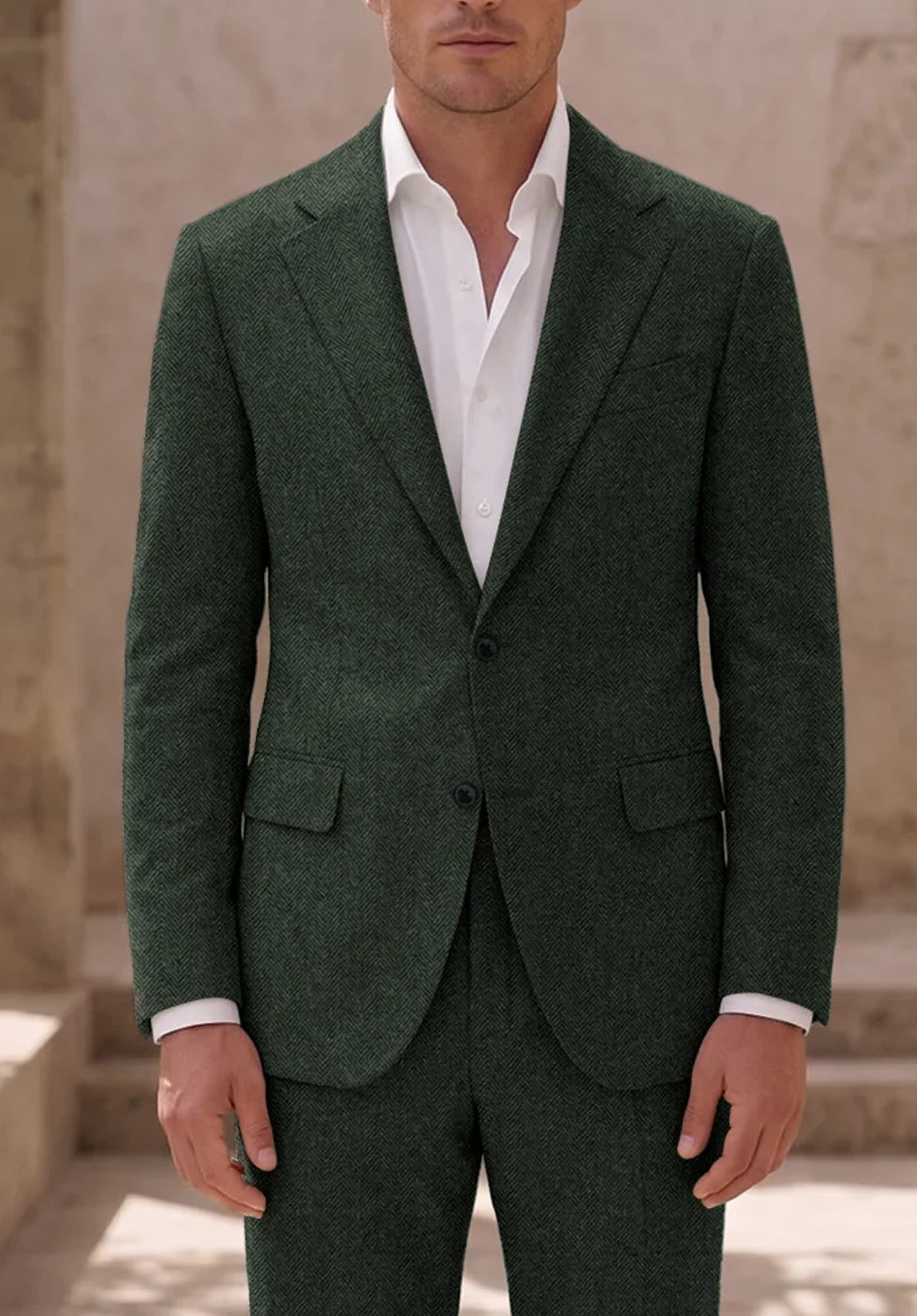 Men's herringbone jacket