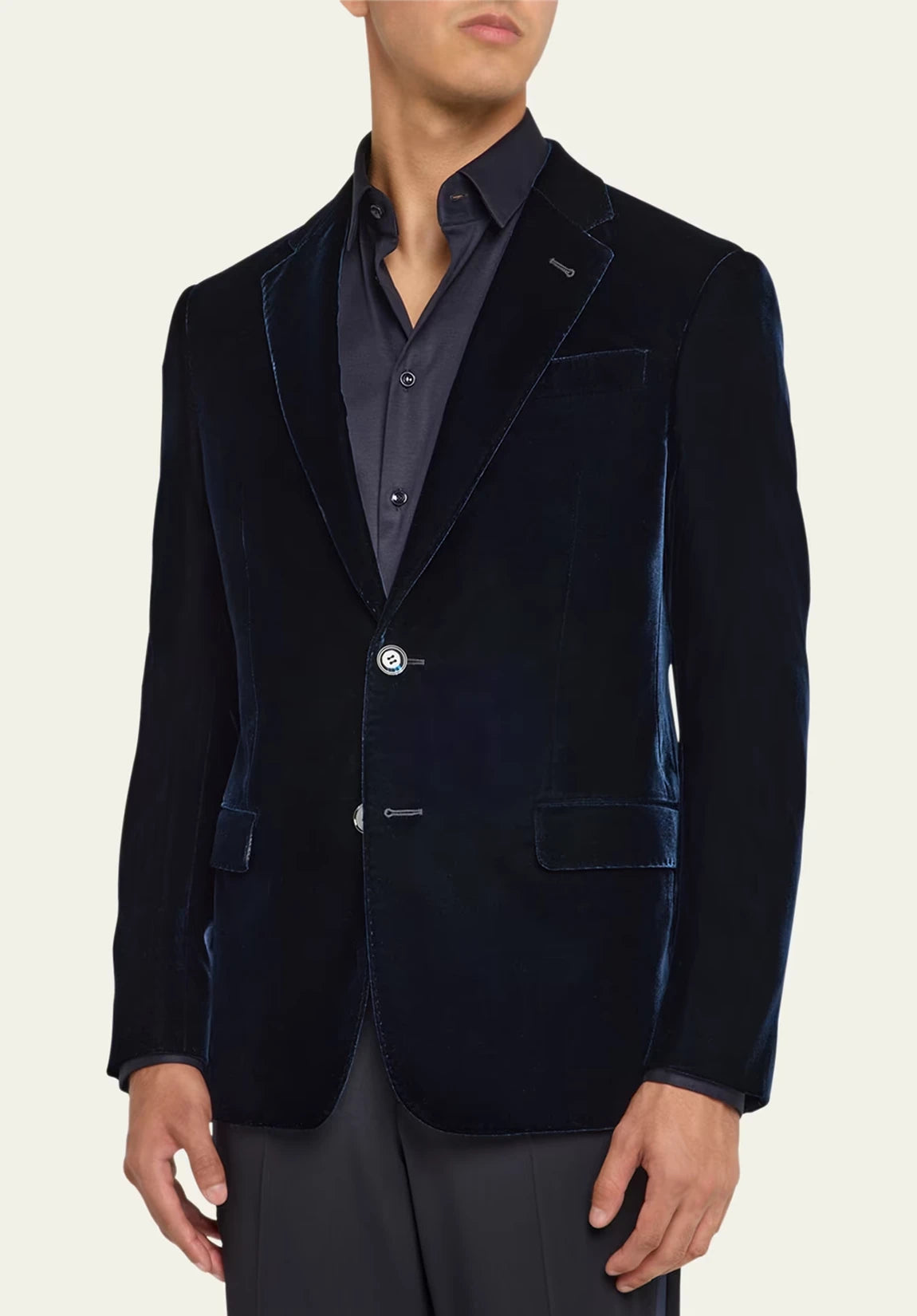 Men's velvet jacket