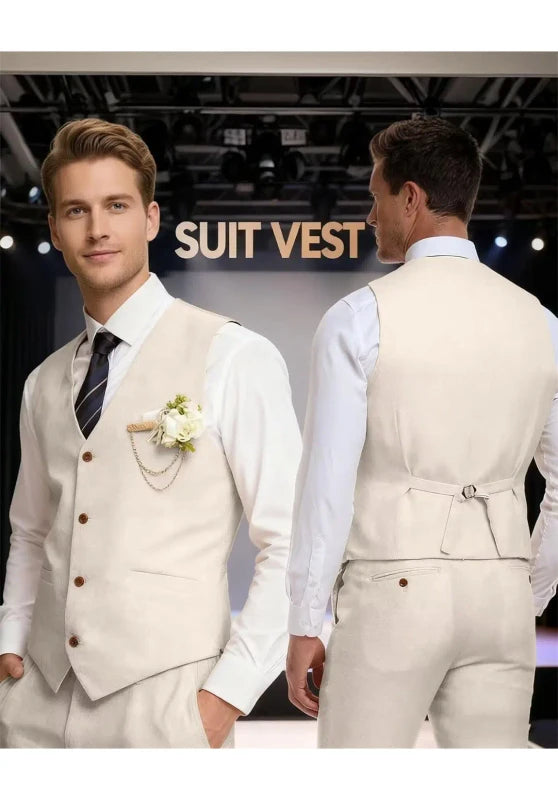 Men Linen Suit