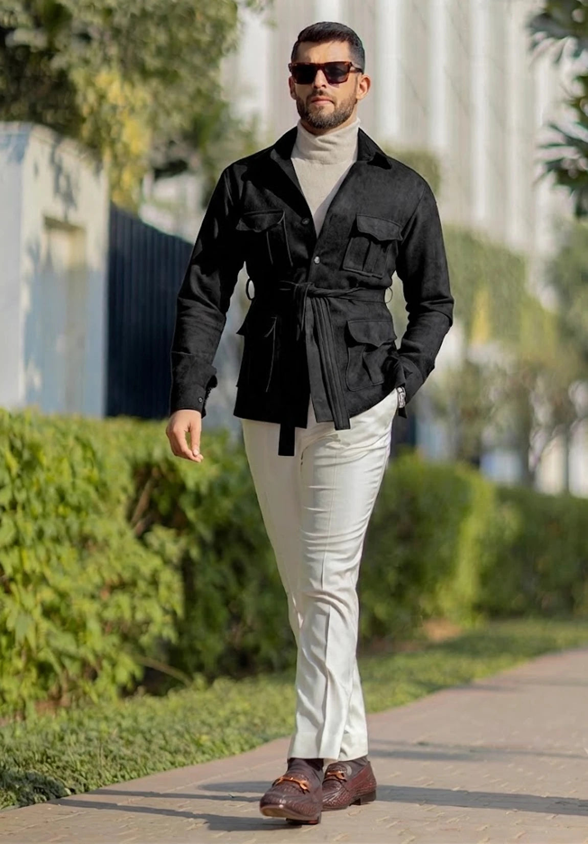 Men's suede jacket