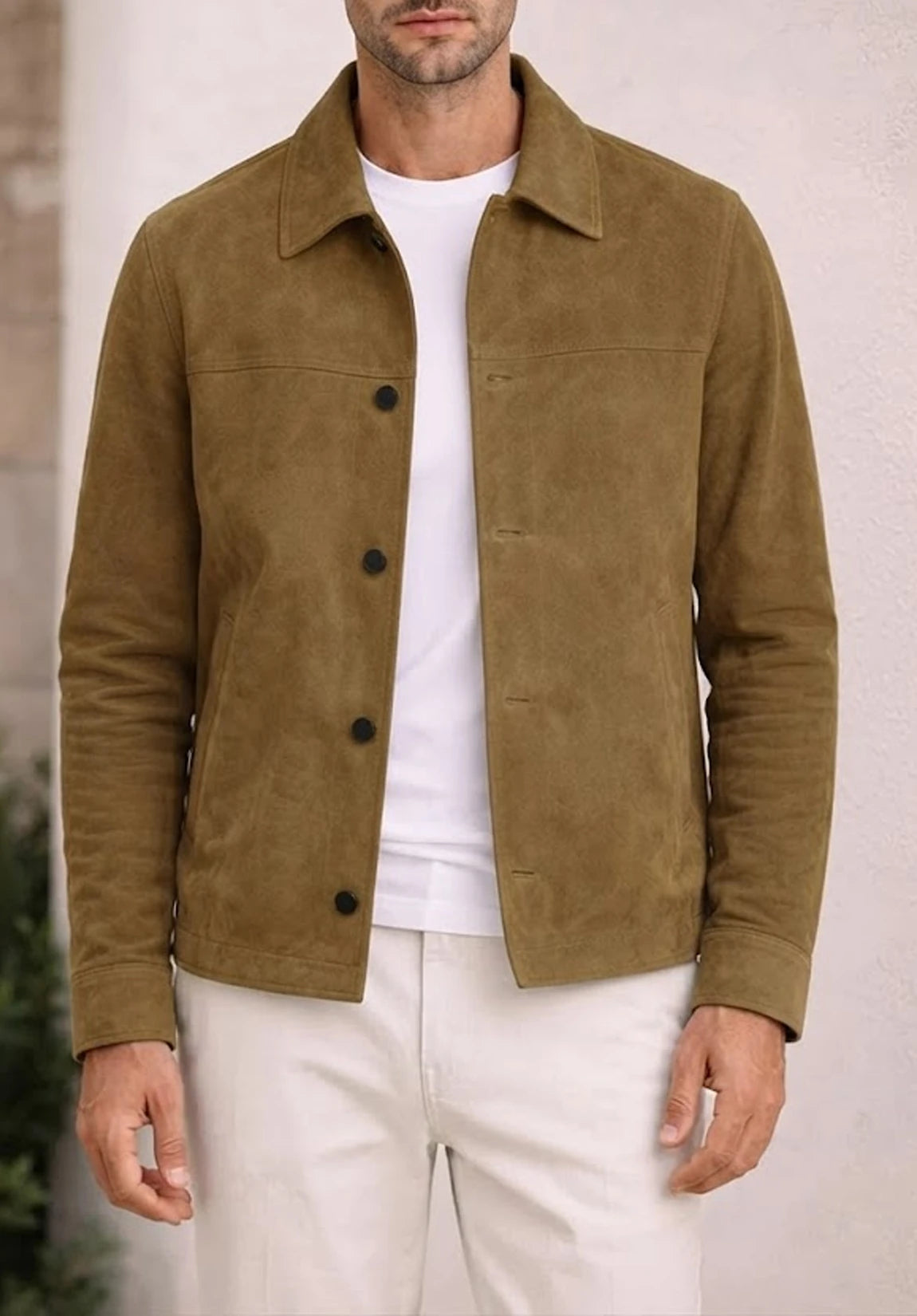 Men's suede jacket