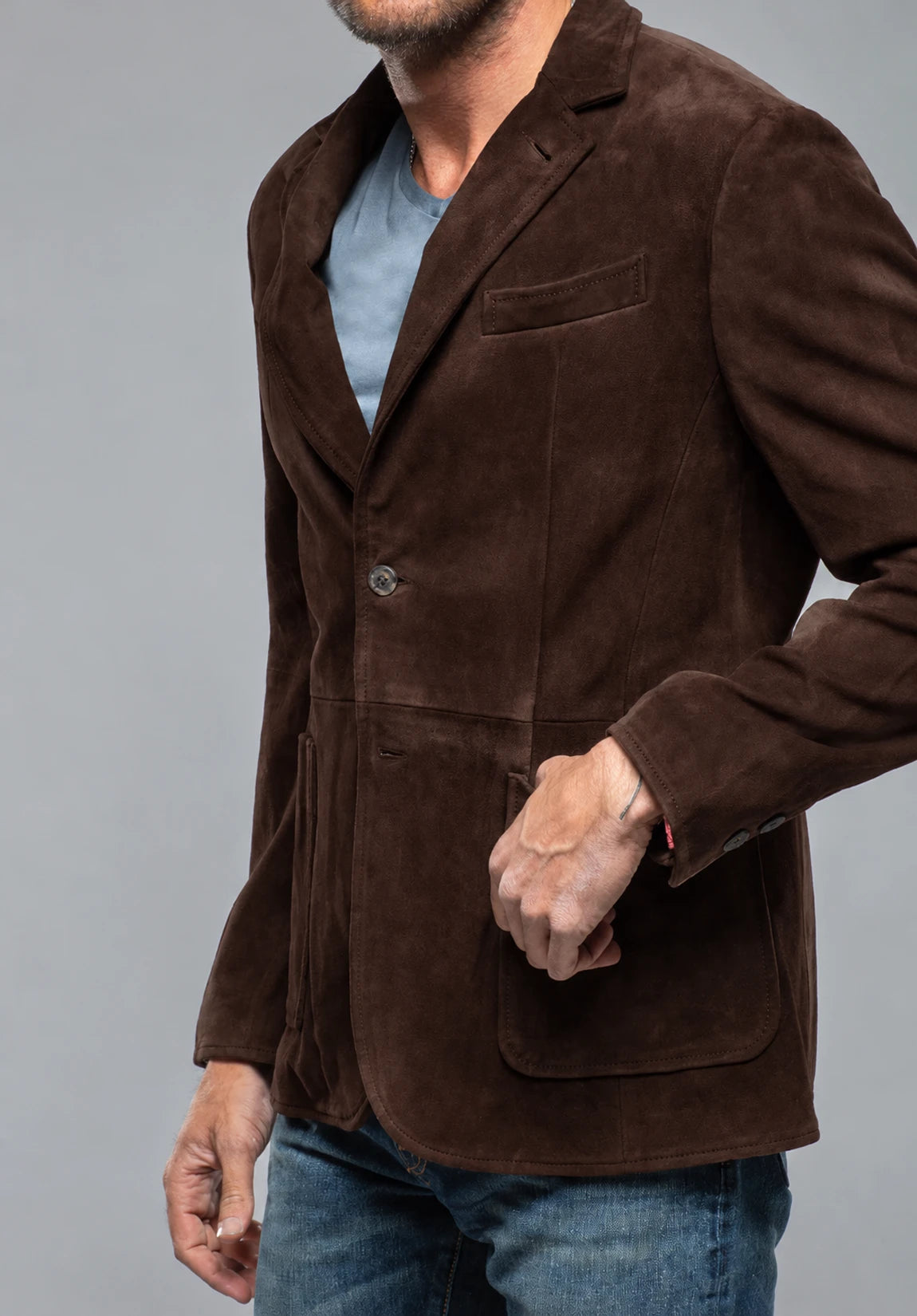 Men's suede jacket