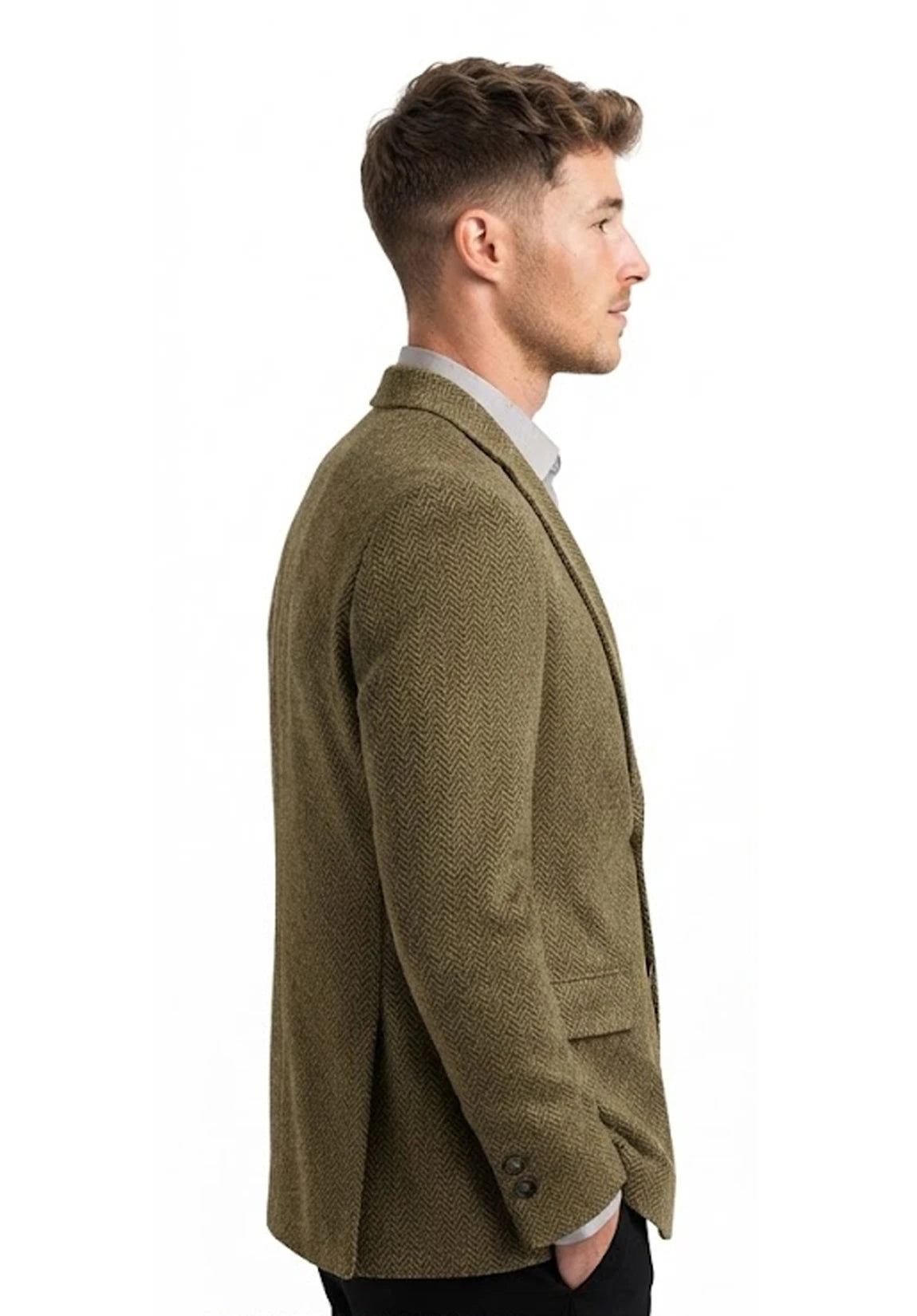 Men's herringbone jacket