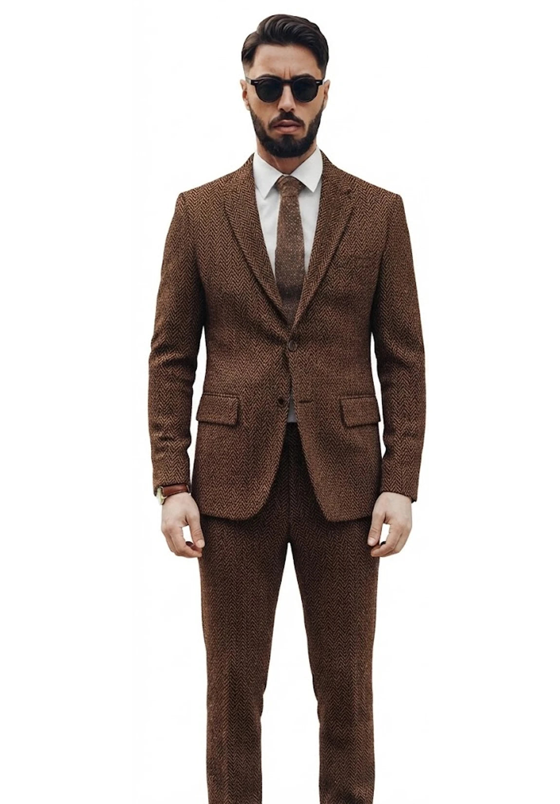 Men's herringbone jacket