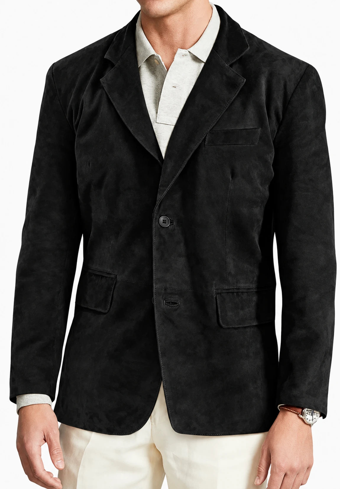 Men's suede jacket