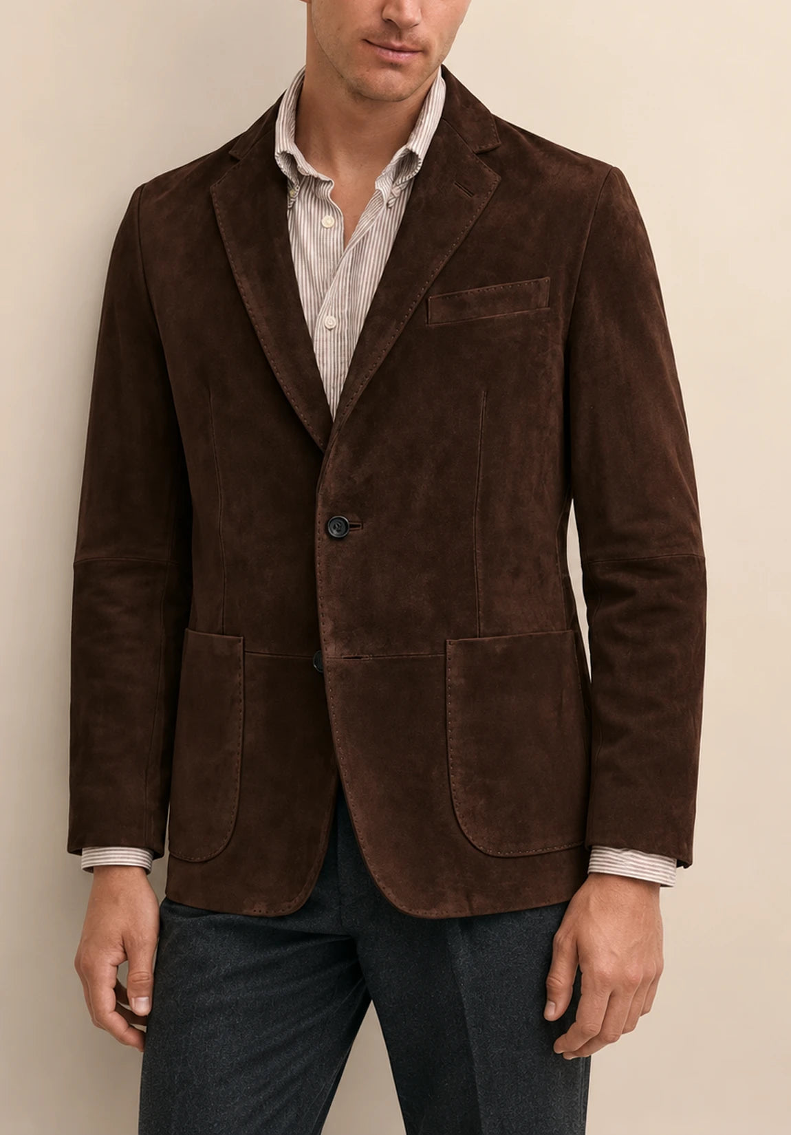 Men's suede jacket