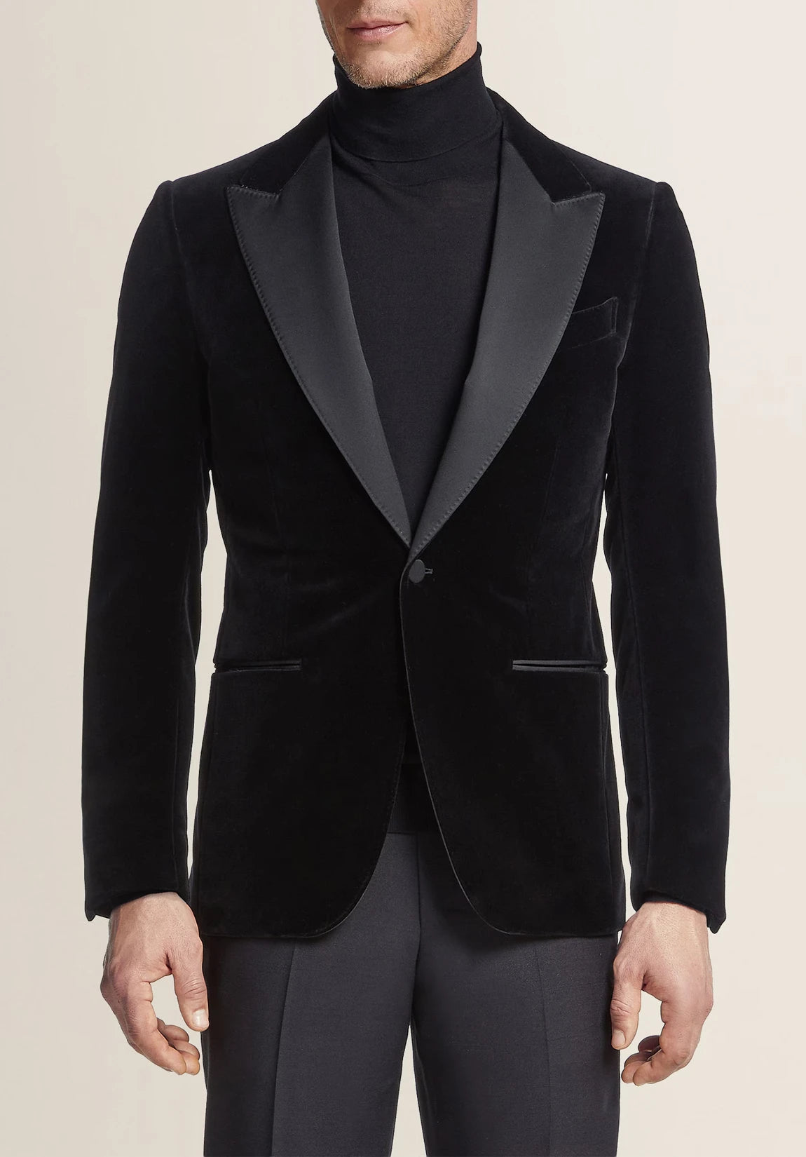 Men's velvet jacket