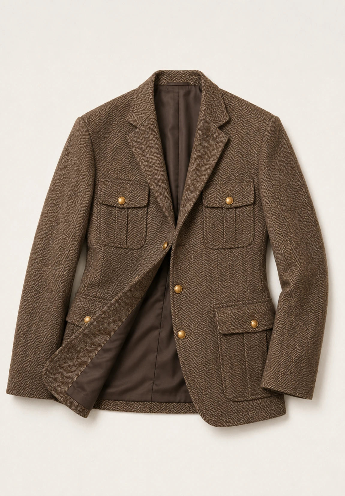 Men's herringbone jacket