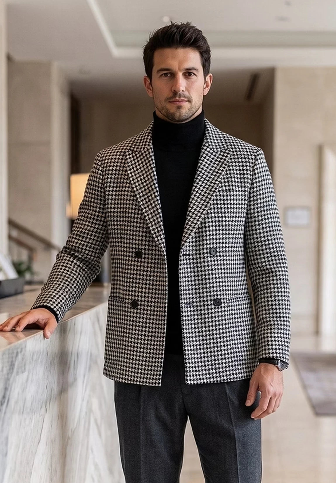 Men's Houndstooth jacket