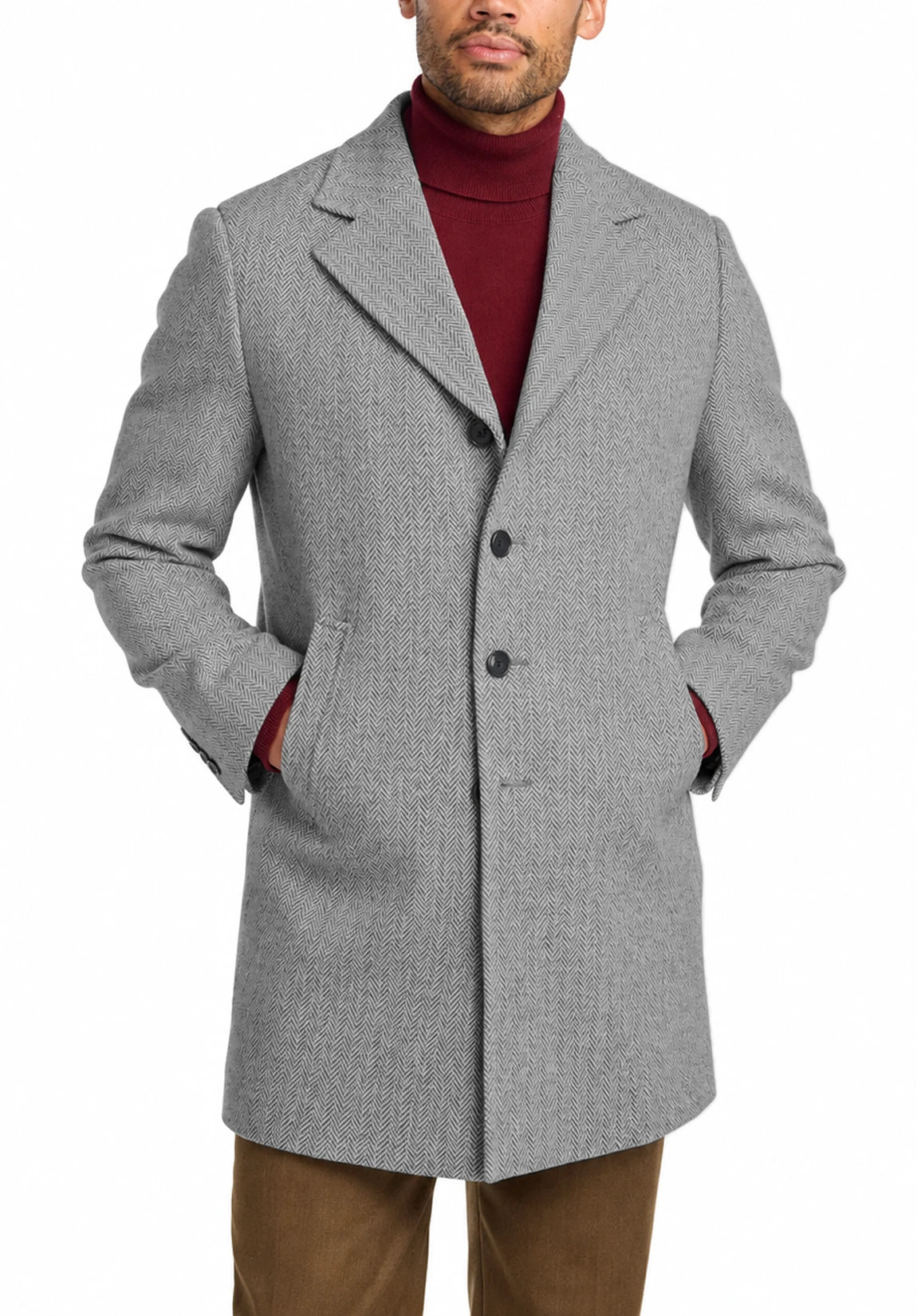 Men's herringbone jacket