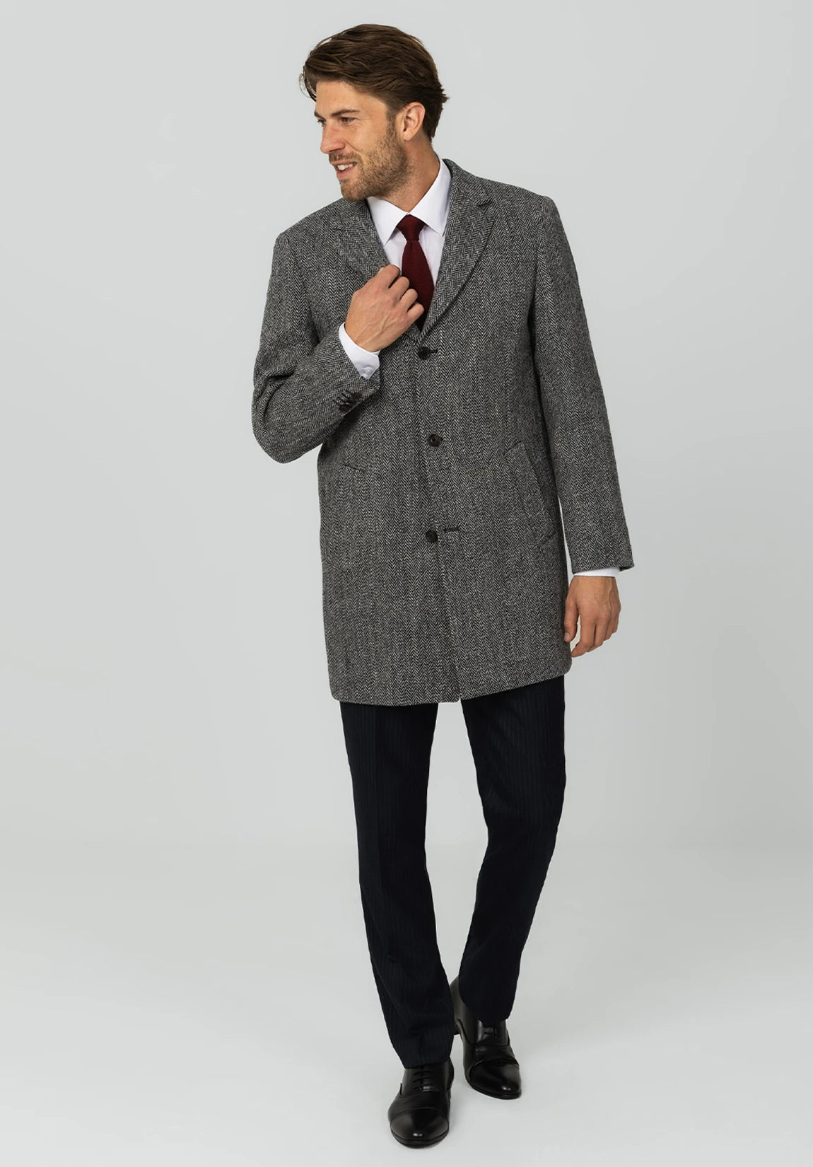 Men's herringbone jacket