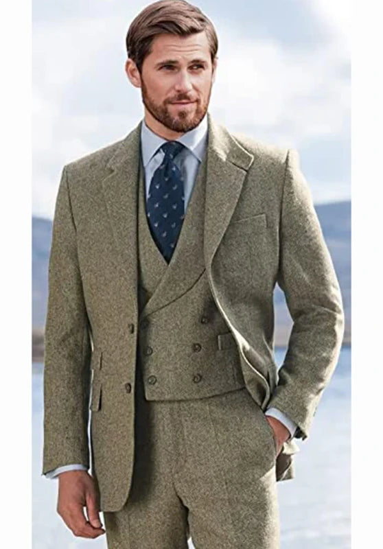 mens tweed suit