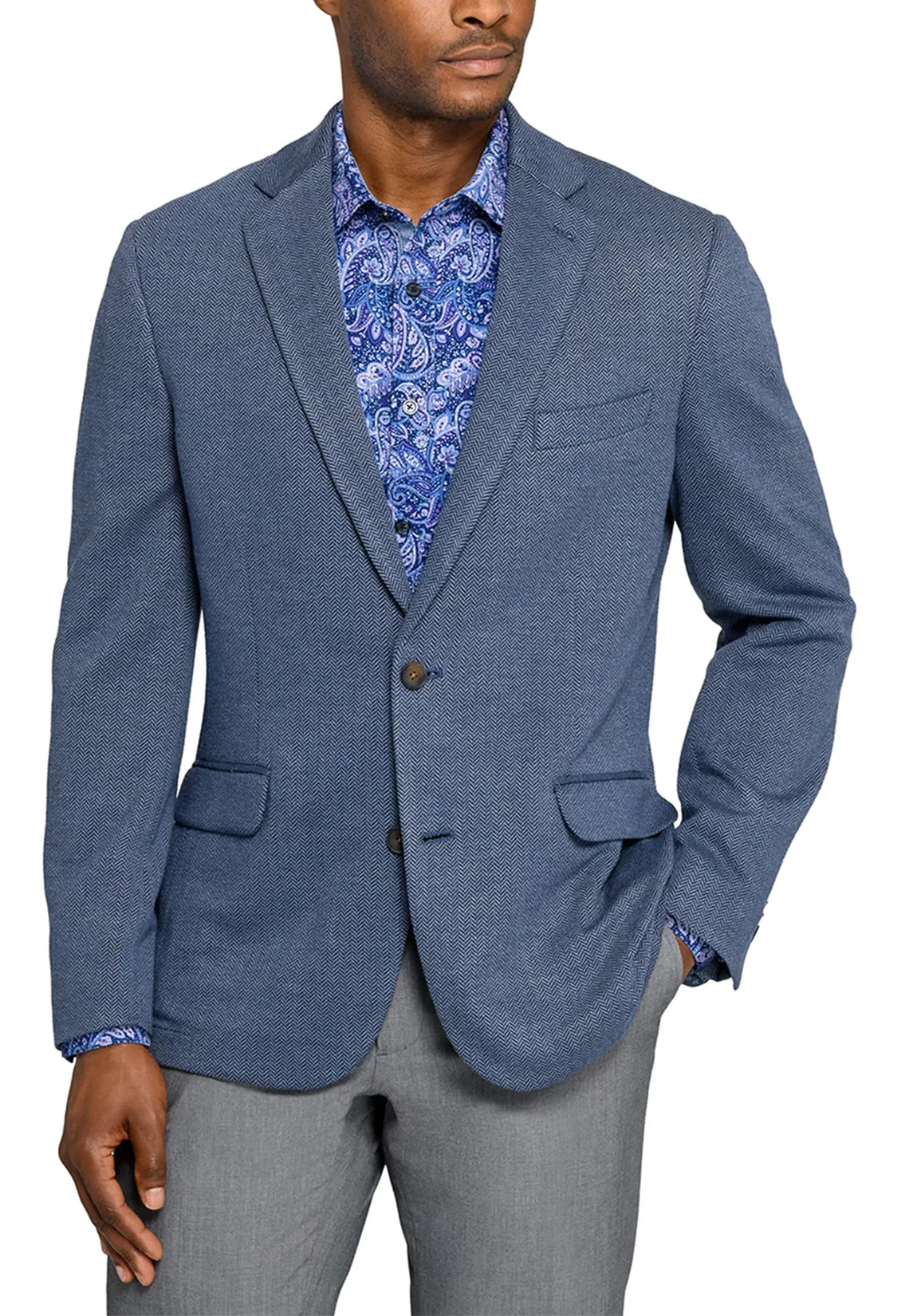 Men's herringbone jacket