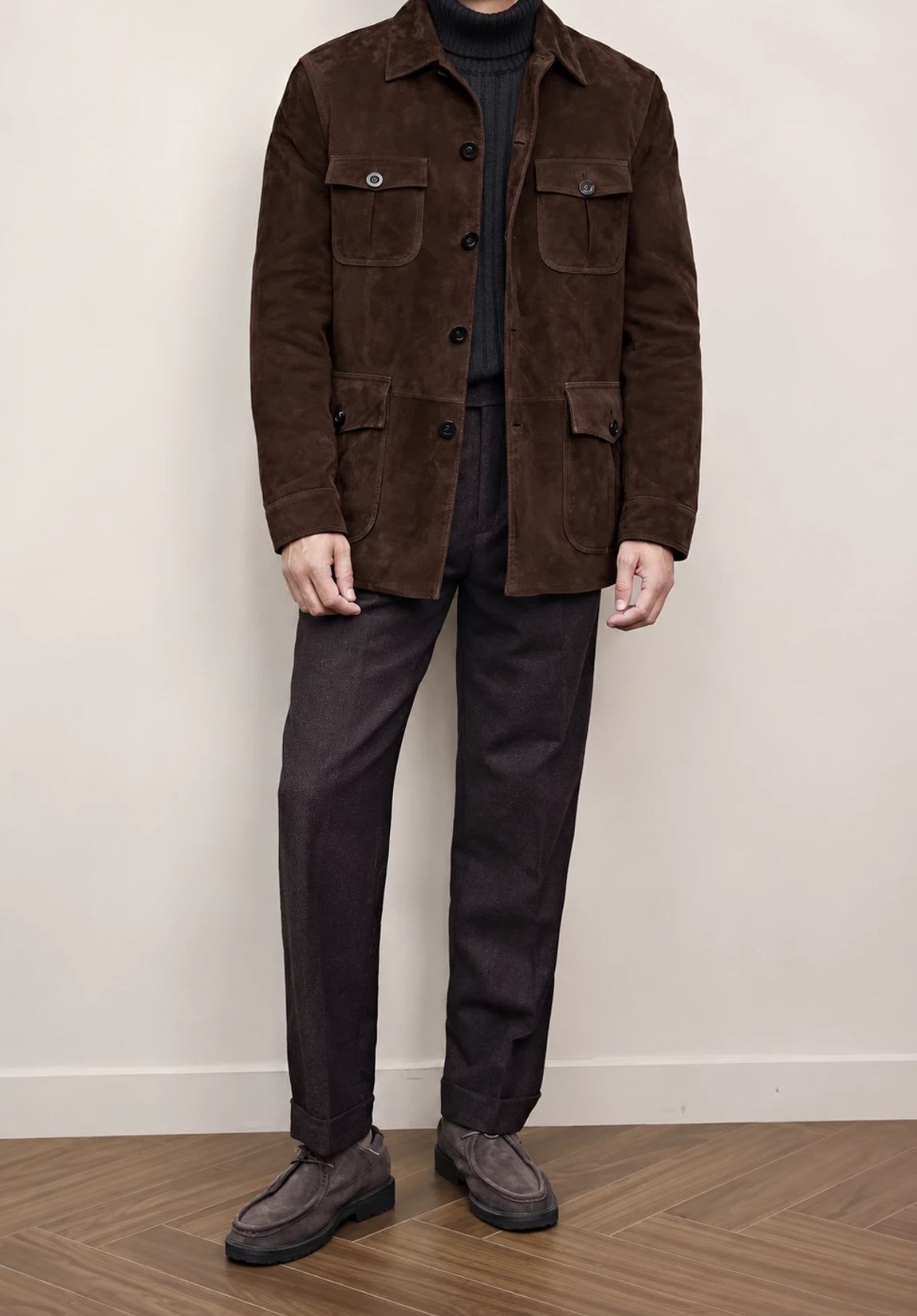 Men's suede jacket