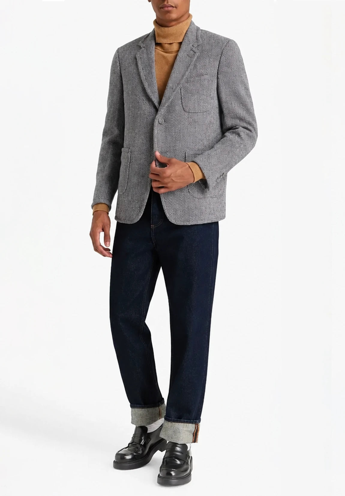 Men's herringbone jacket