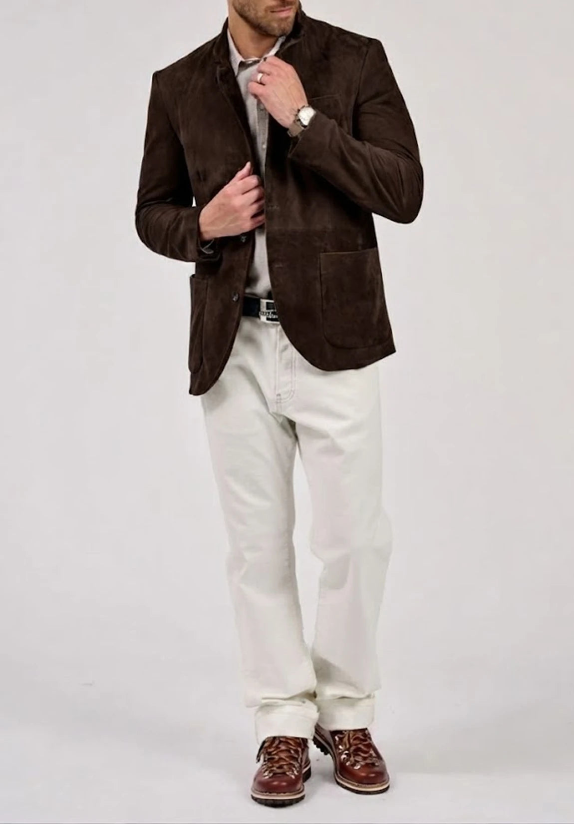 Men's suede jacket