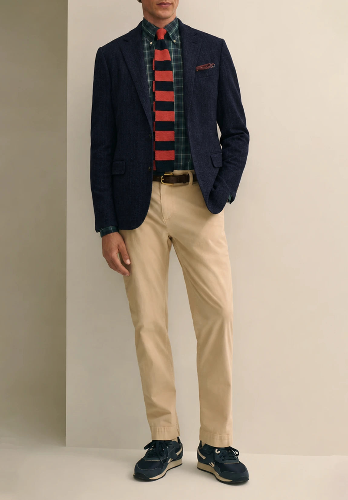 Men's herringbone jacket