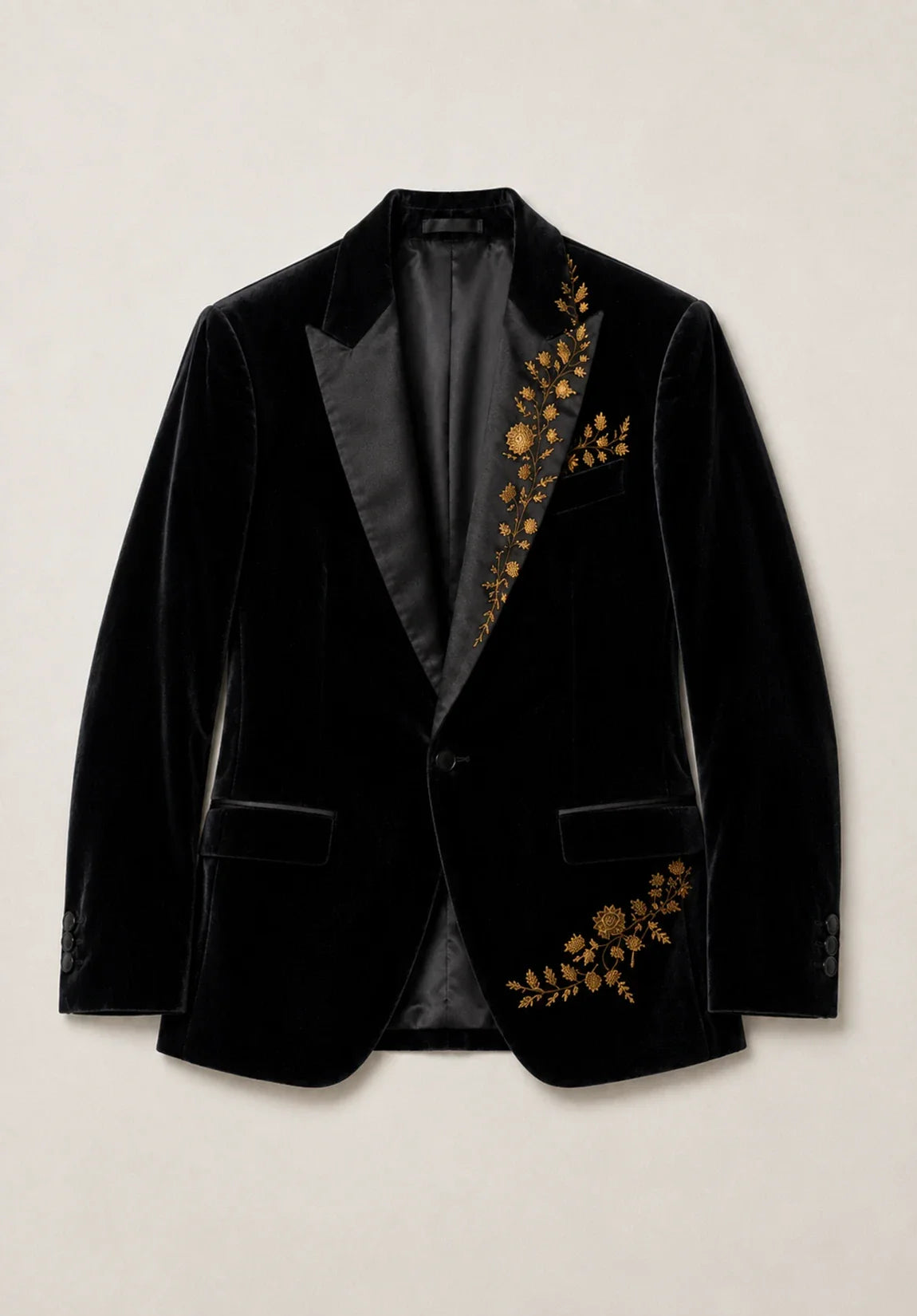 Men's velvet jacket