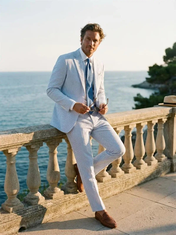 Men Linen Suit