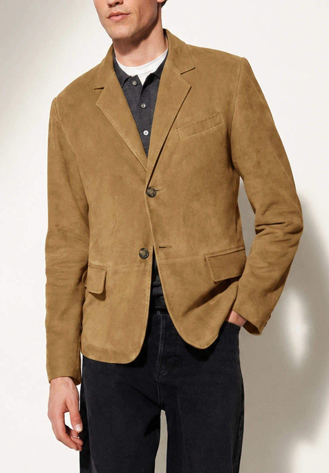 Men's suede jacket