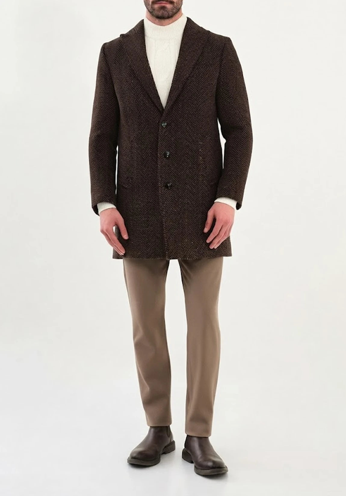 Men's herringbone jacket