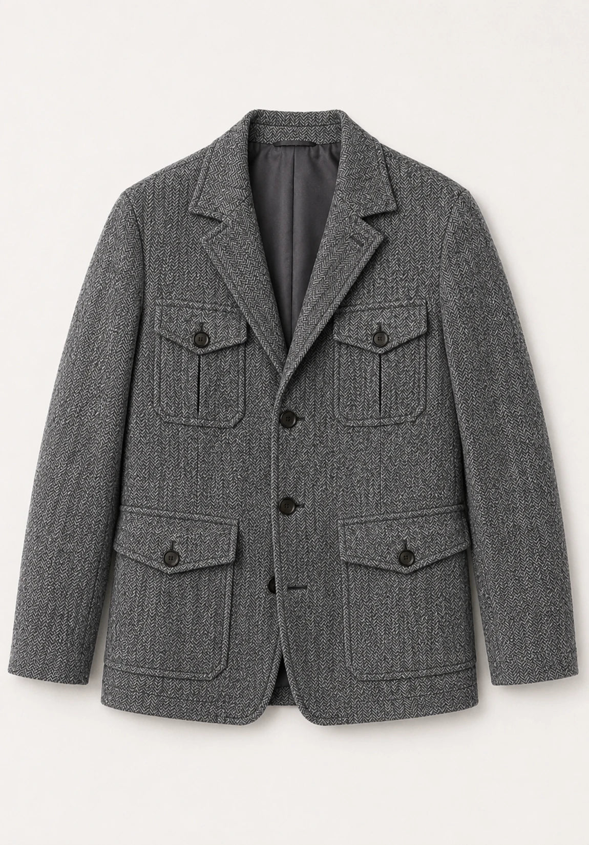Men's herringbone jacket