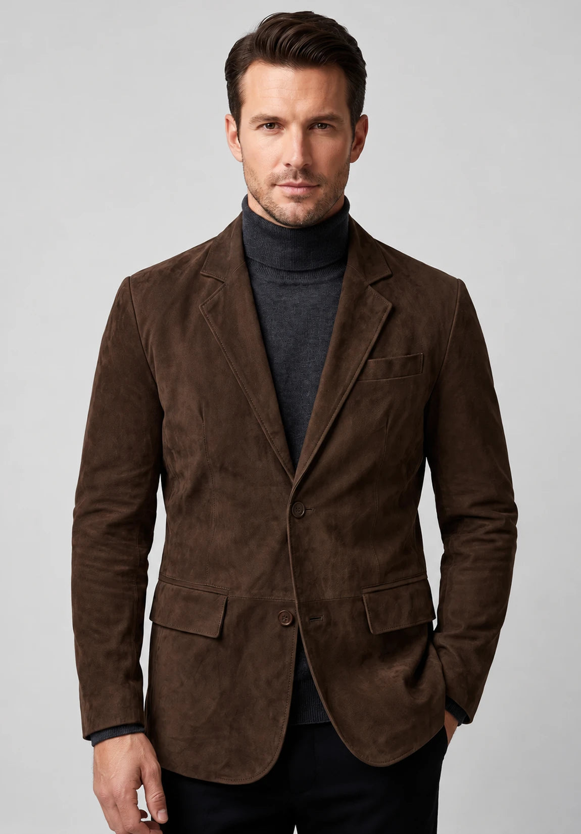 Men's suede jacket