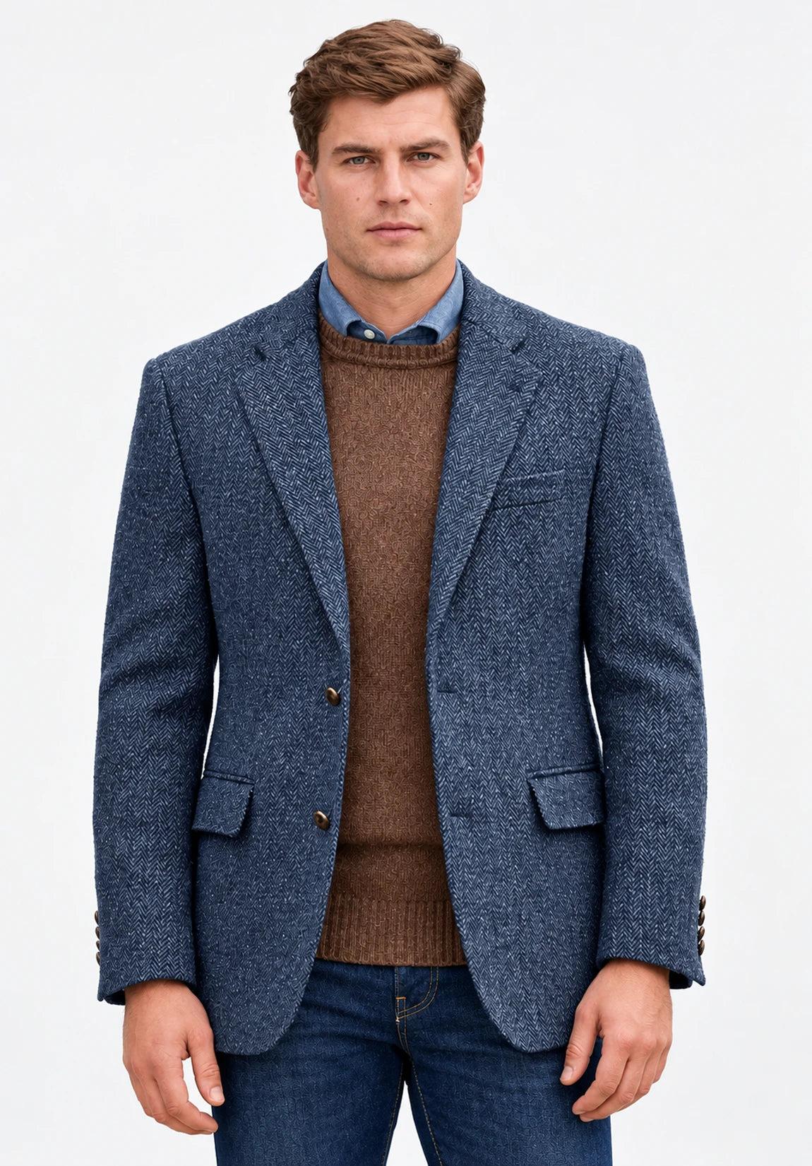 Men's herringbone jacket