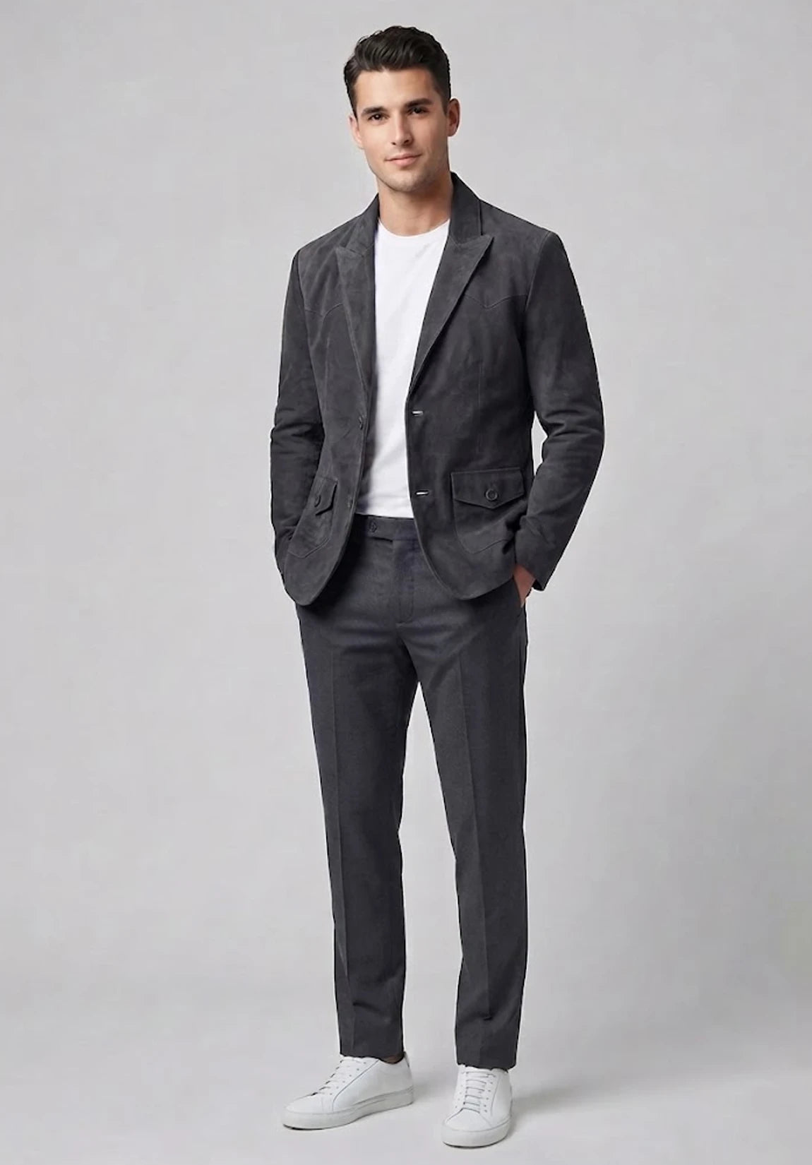 Men's suede jacket