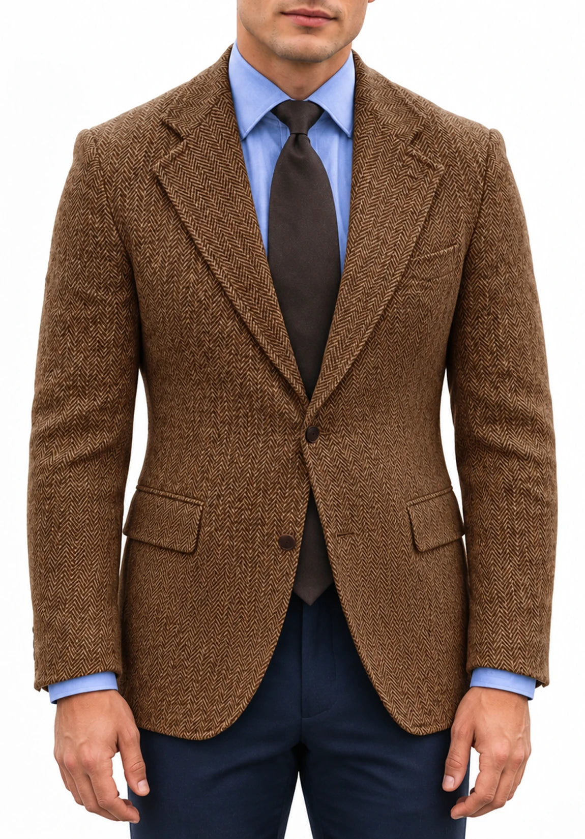 Men's herringbone jacket