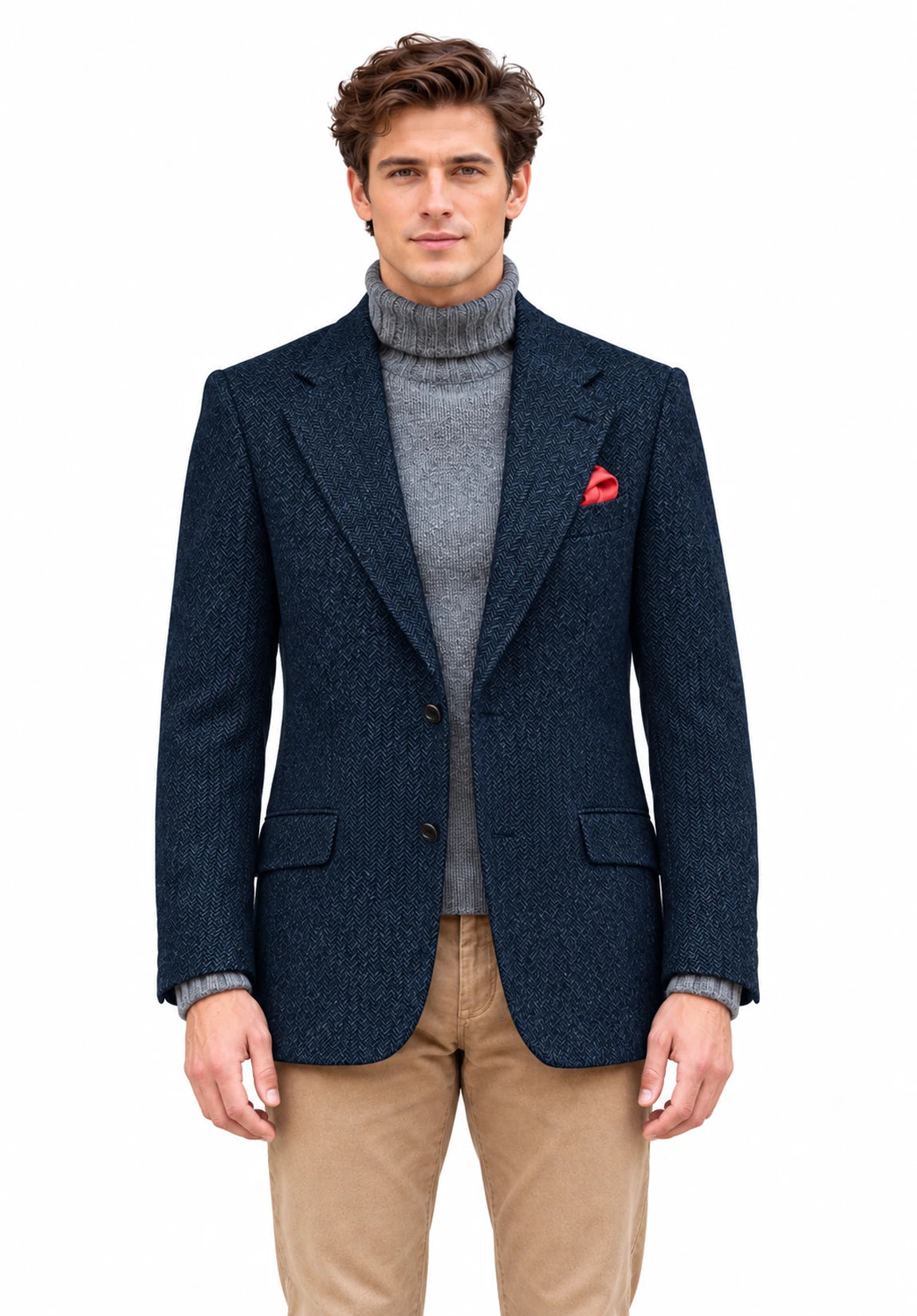 Men's herringbone jacket