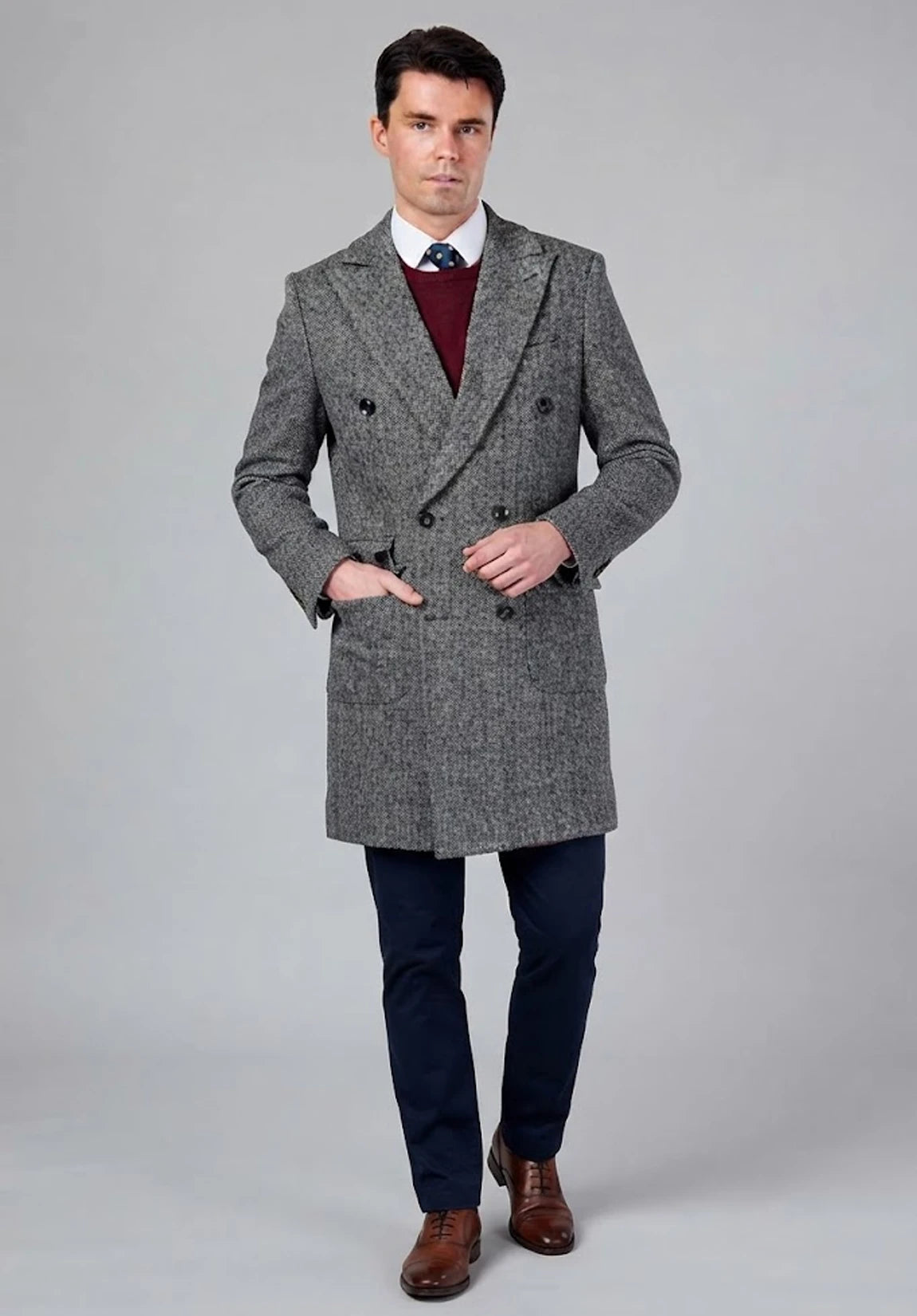 Men's herringbone jacket