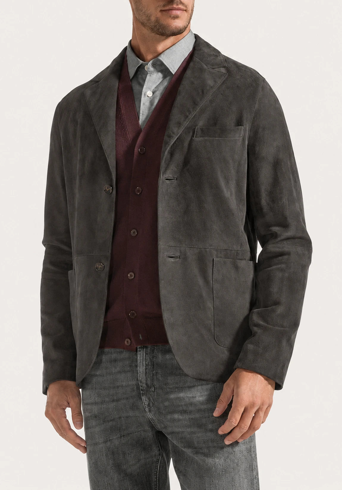 Men's suede jacket