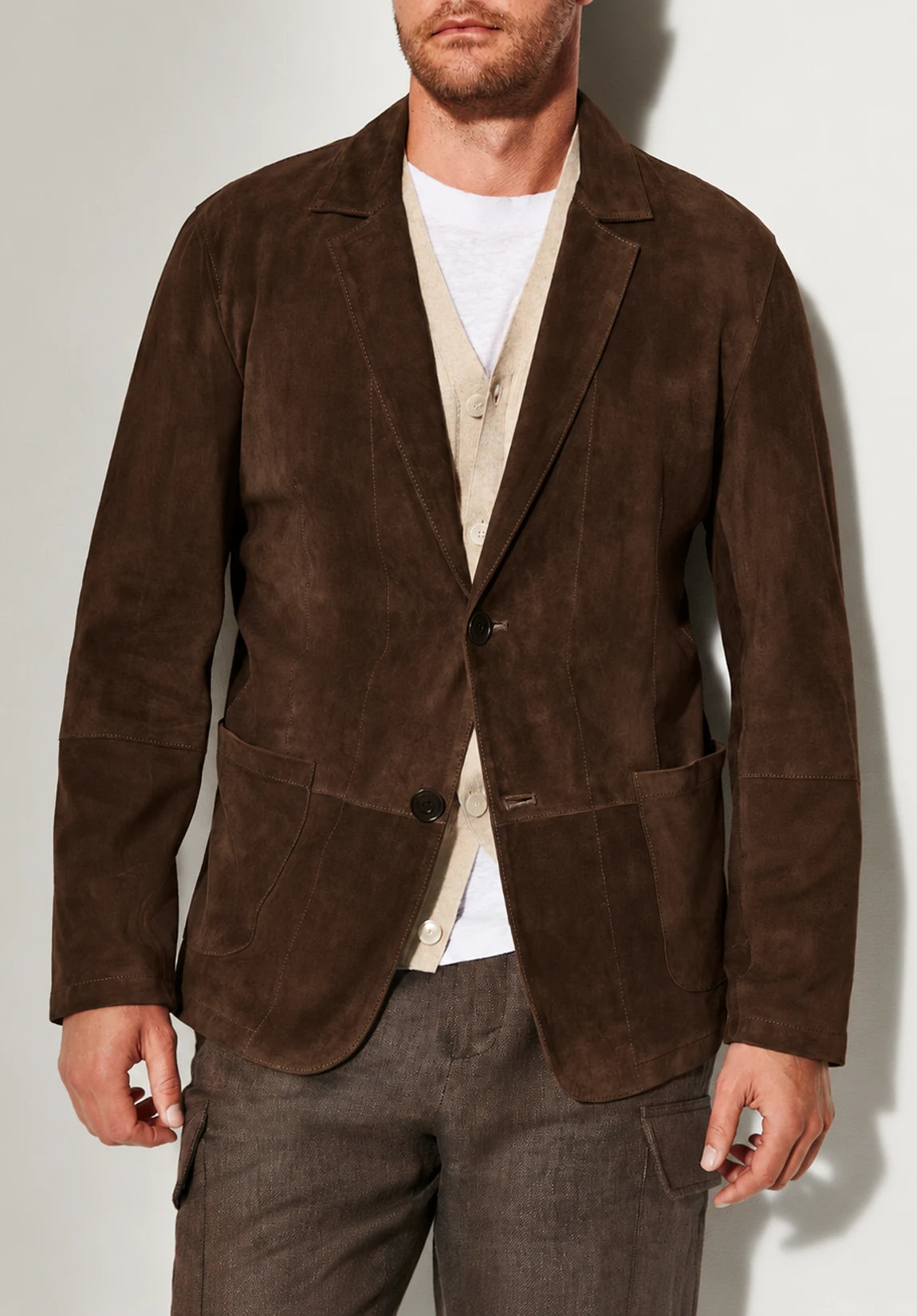 Men's suede jacket