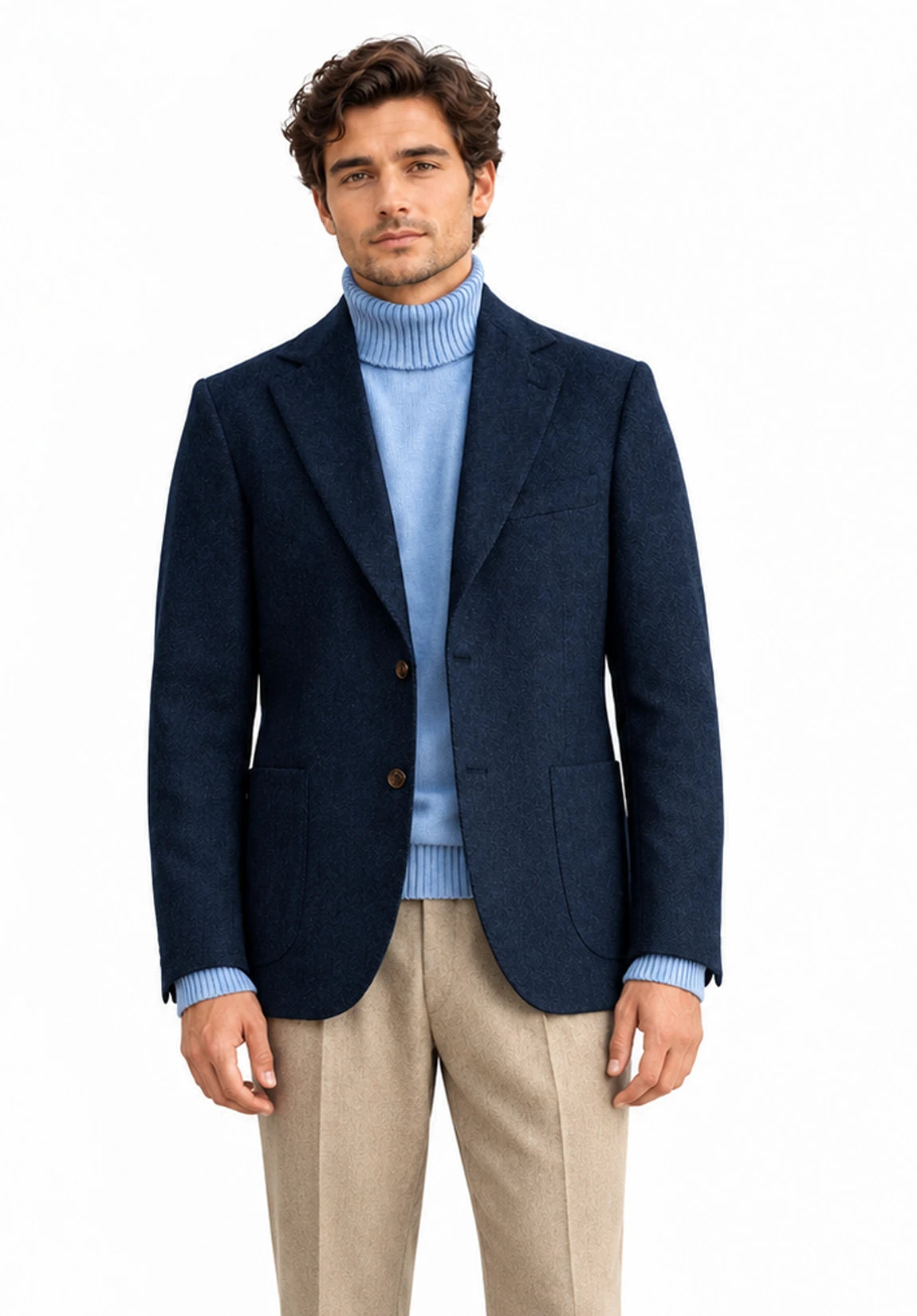 Men's herringbone jacket