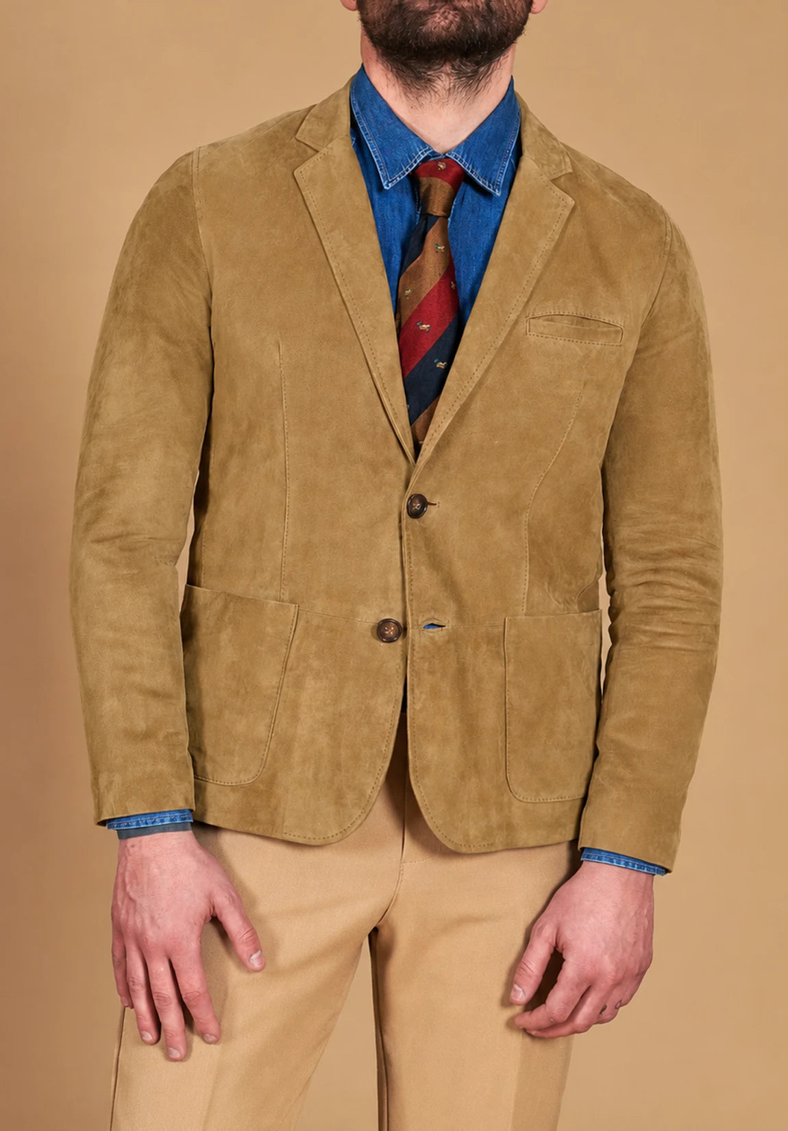 Men's suede jacket