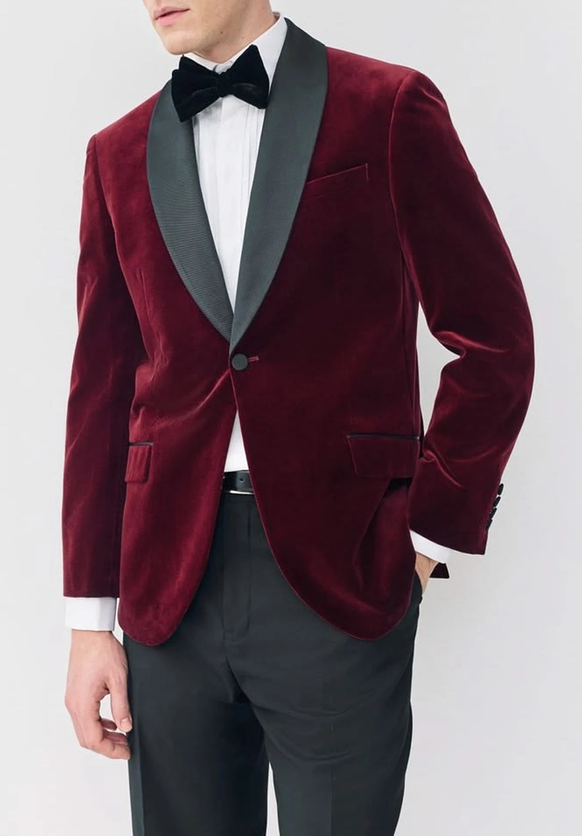 Men's velvet jacket