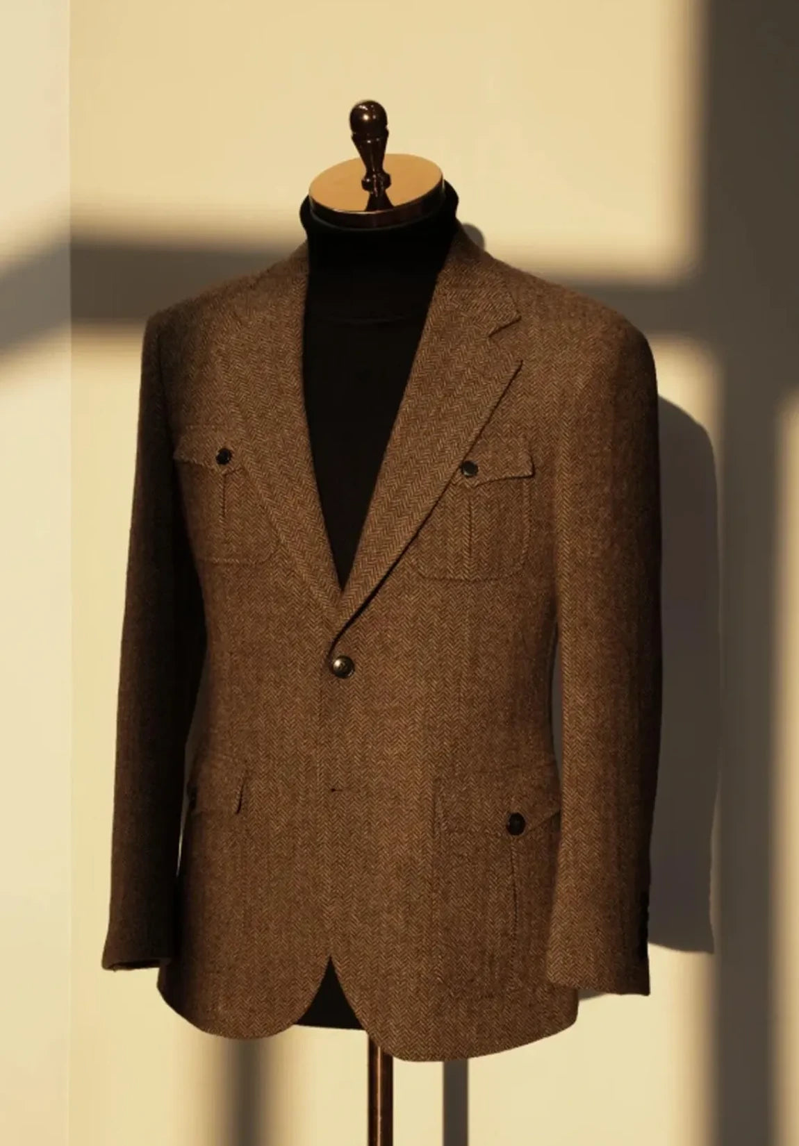 Men's herringbone jacket