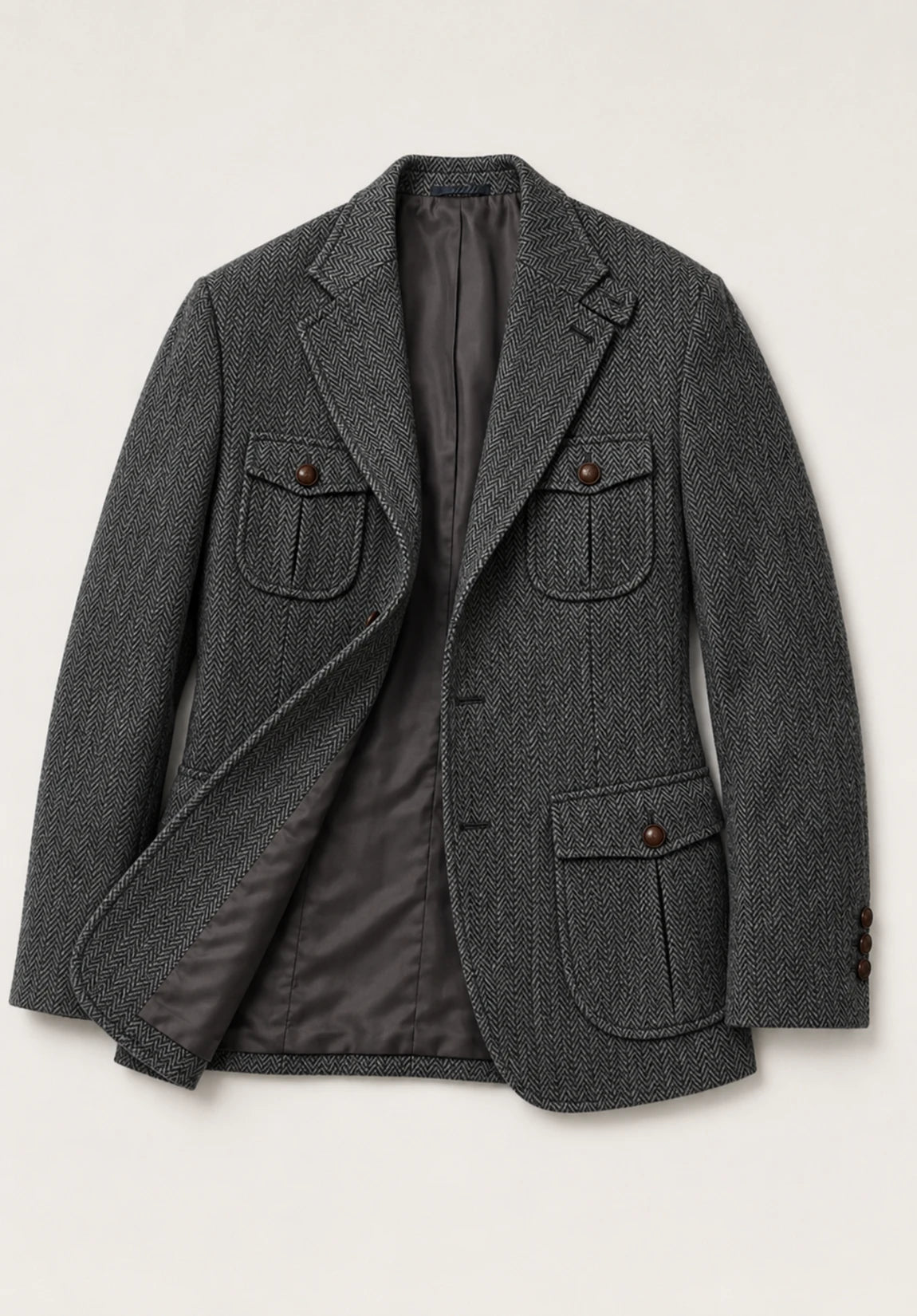 Men's herringbone jacket