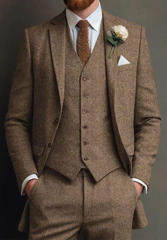 mens tweed suit