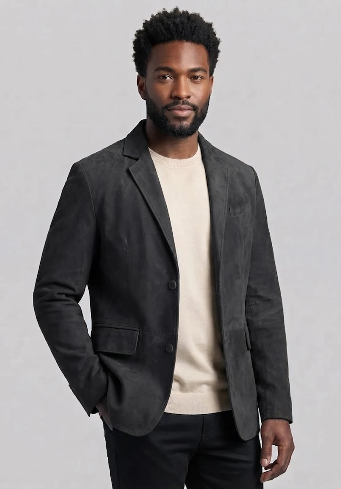 Men's suede jacket